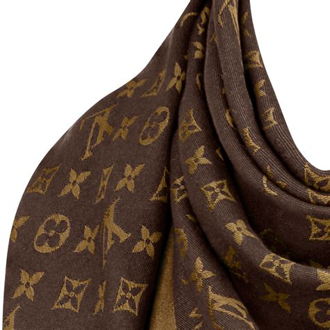 scialle louis vuitton monogram lurex|louis vuitton monogram shawl.